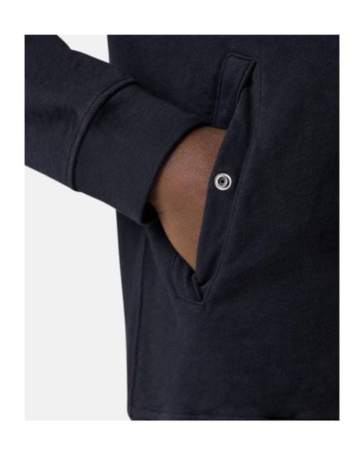 Stone Island Blue Logo Patch Zip-Up Sweatshirt for men
