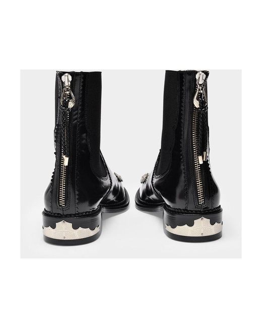 Toga Black Chelsea Boots