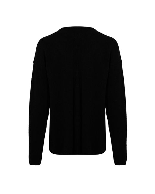 Rick Owens Black Crew-Neck Knit Sweater for men