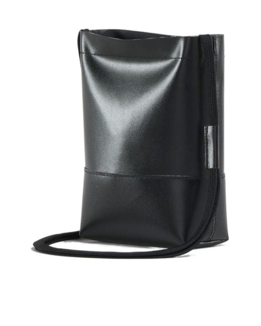 Marni Black Logo-Printed Shoulder Bag for men