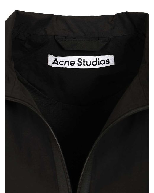 Acne Black Logo Jacket for men
