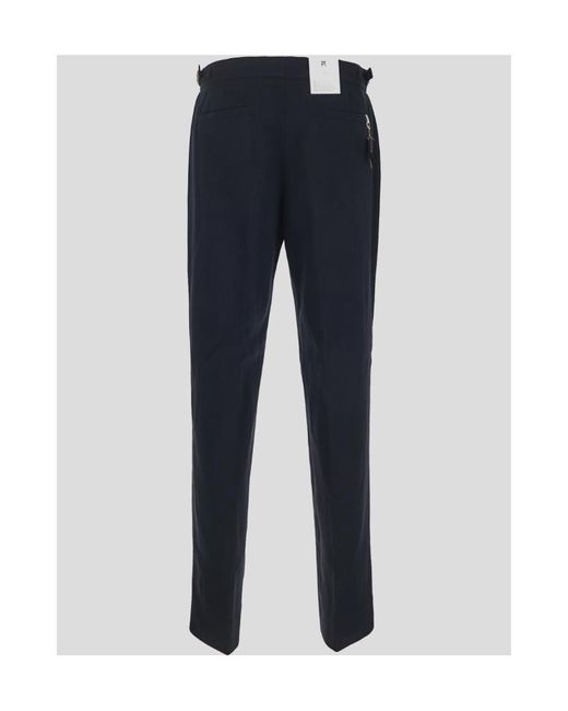 Pt Pantaloni Blue Pt Torino Classic Edge Trousers for men