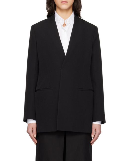 The Row Black Logo Blazer