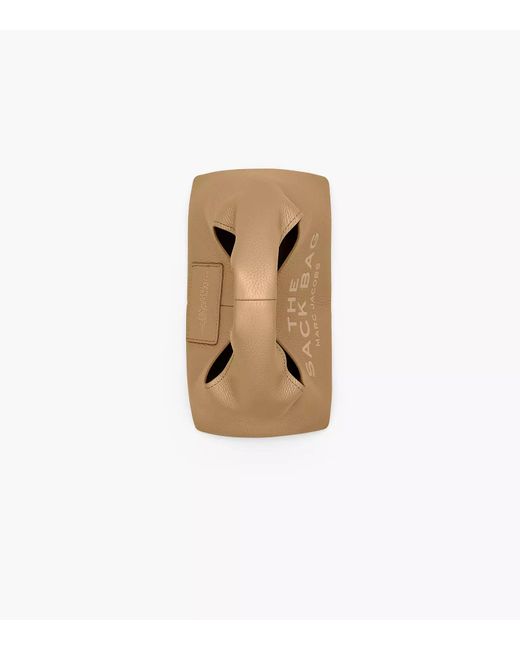 Marc Jacobs Metallic The Mini Logo Patch Sack Bag