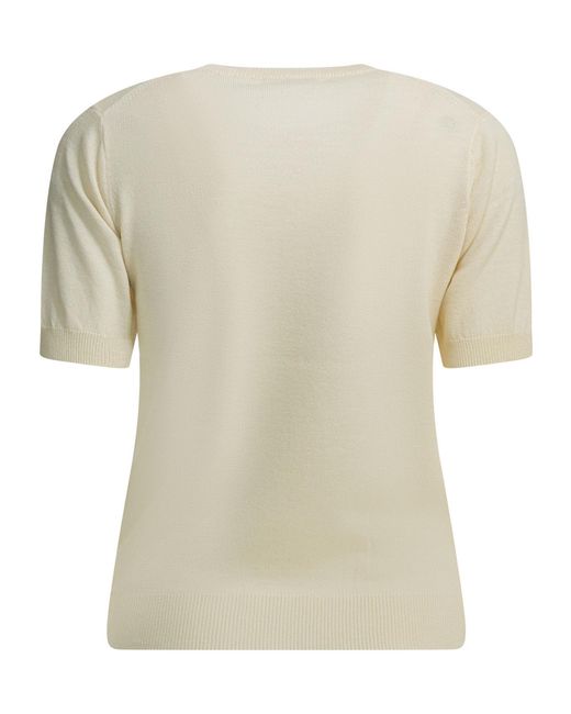 Auralee Natural Cashmere Crew Neck Knit Sweater