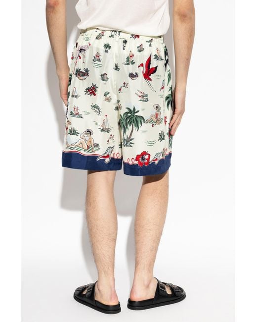 DSquared² Blue Aloha Printed Boxer Shorts for men