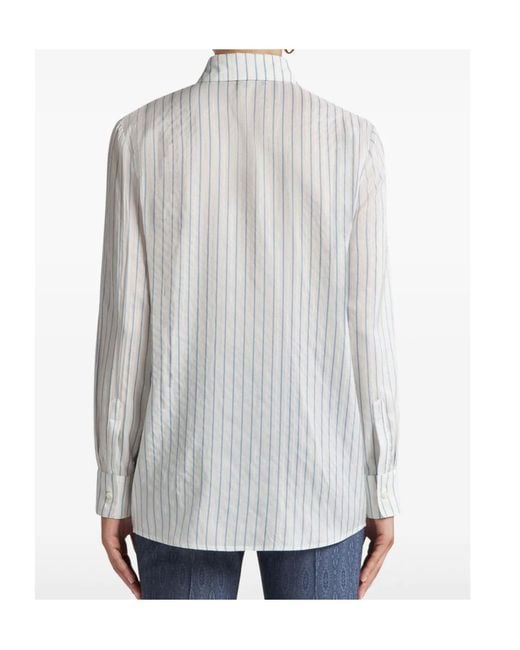 Etro White Striped Shirt