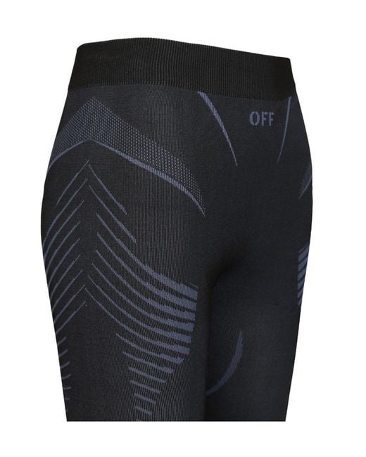 Off-White c/o Virgil Abloh Black Logo Leggings