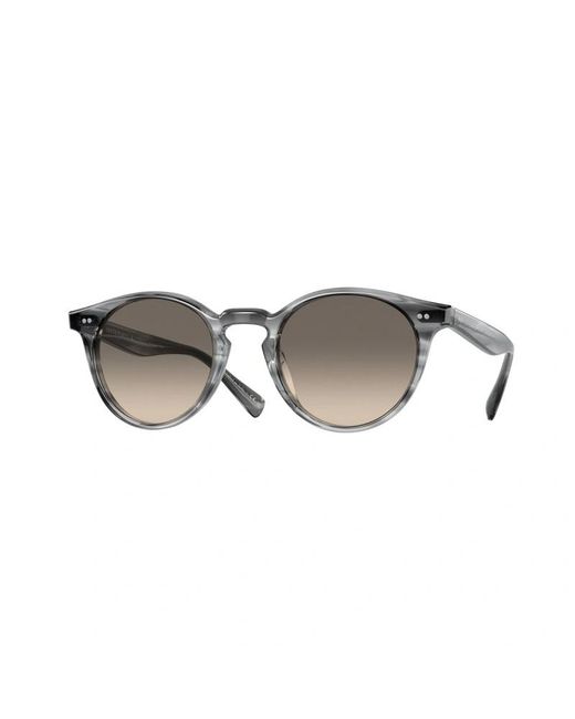 Oliver Peoples Metallic Cat's Eye Sunglasses for men