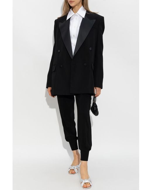 Stella McCartney Black Pleated Front Trousers