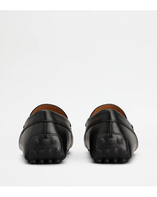 Tod's Black City Gommino Loafers for men