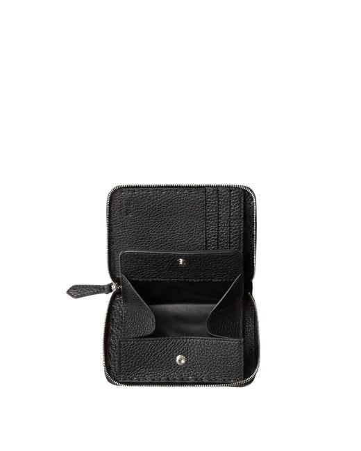 Fendi Black Selleria Wallet With 106 Hand-Sewn Stitches for men