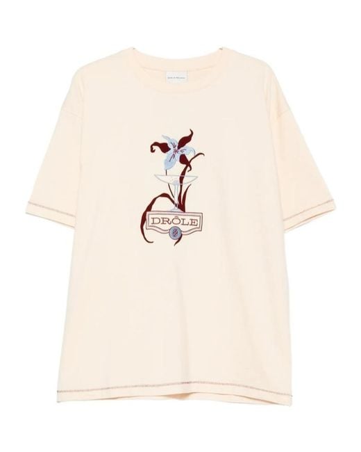 Drole de Monsieur Natural Short-Sleeved T-Shirt for men