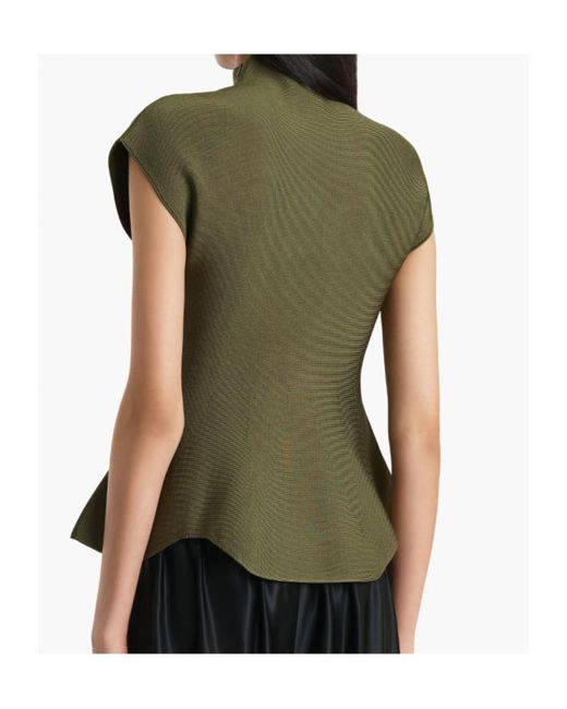 Khaite Green Andra Top