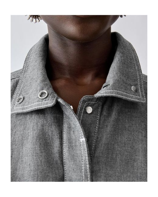 Jacquemus Gray Belted Peplum Jacket
