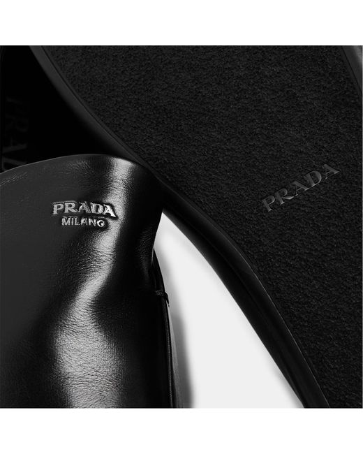 Prada Black Logo Loafers for men