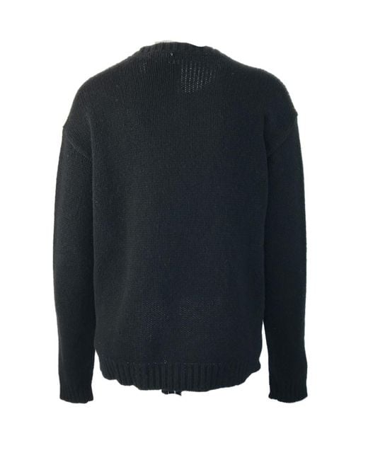 Sportmax Black Ricerca Logo Sweater