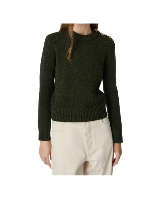 Bottega Veneta Green Wool Bouclé Jumper