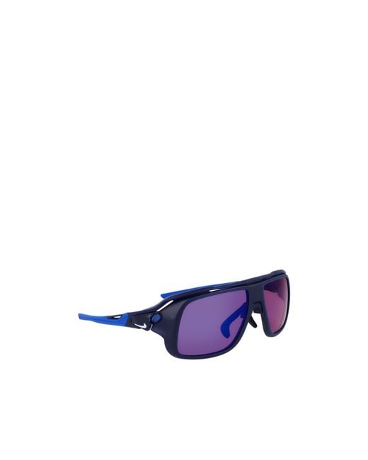 Nike Purple Flyfree Soar Pilot Frame Sunglasses for men