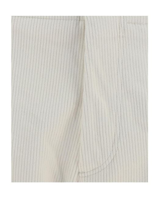 Lardini Gray Straight-Leg Trousers for men