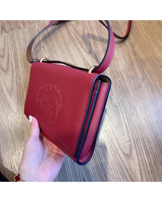 Burberry Red Logo Shoulder Bag