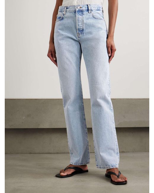 FRAME Blue Belt Loop Jeans