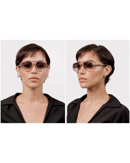 Dita Eyewear White Mach-X Sunglasses