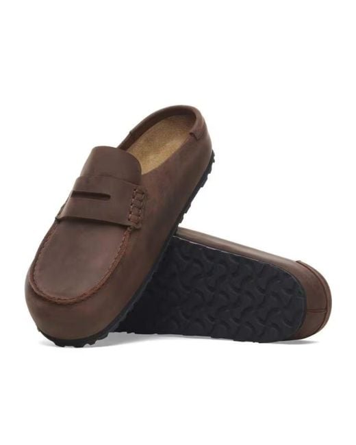 Birkenstock Brown Naples Wrapped Sandals for men