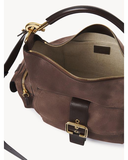 Chloé Brown Chloé Zipped Medium Camera Bag