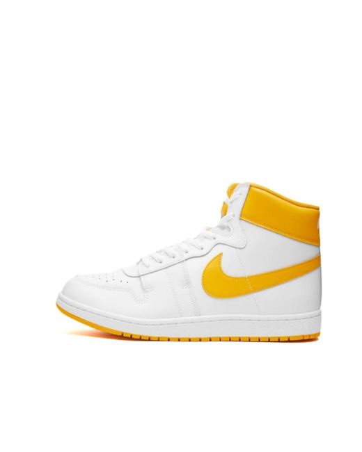 Nike Yellow Logo Casual High-Top Shoes for men