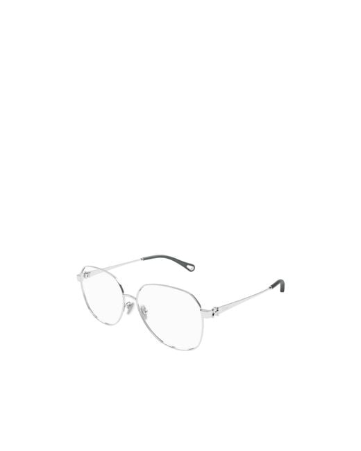 Chloé White Chloé Eyewear Cat-Eye Glasses