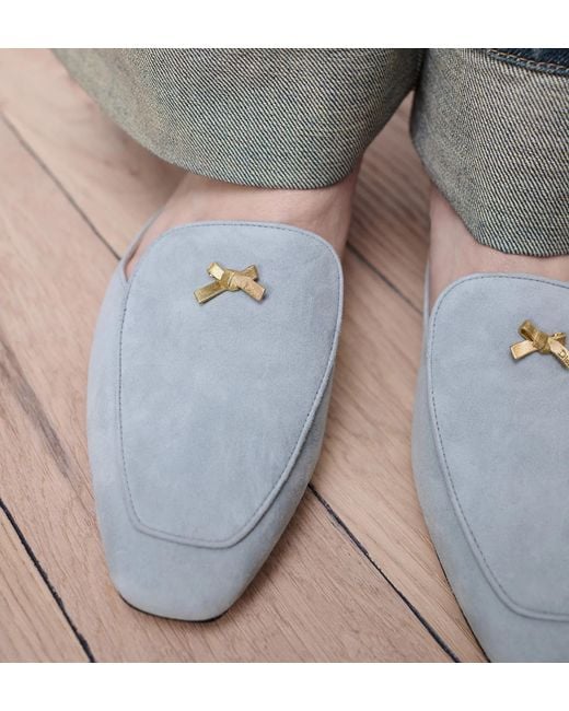 Dior White Baby Bow Mule