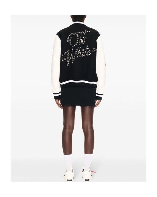 Off-White c/o Virgil Abloh Black Wo Bling Stars Buttoned Jacket