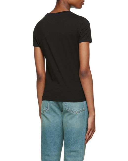 KENZO Black Boke Flower Embroidered Crewneck T-Shirt