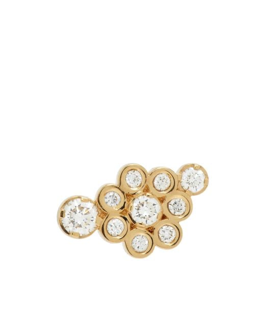 Sophie Bille Brahe Metallic Fleur Bisou Single Earring