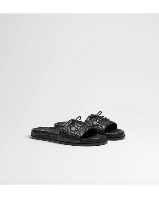 Dior Black Cannage Slide