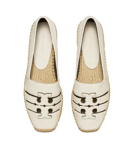 Tory Burch Natural Ines Platform Espadrilles