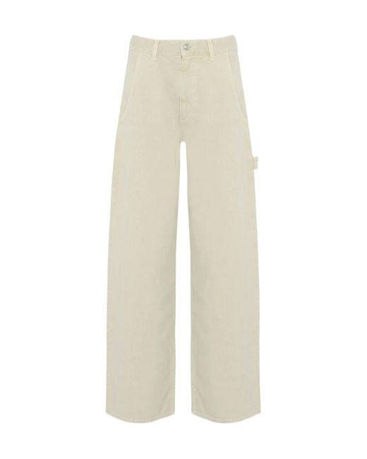 Isabel Marant White Isabel Marant Étoile Solene Mid-Rise Jeans
