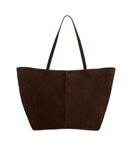 Jil Sander Brown Linea Tote Large