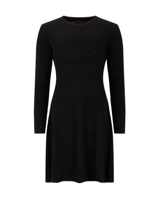 Missoni Black Long-Sleeved Dress