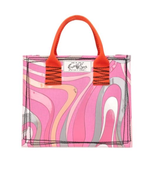 Emilio Pucci Pink Small 3D Printed Handbag
