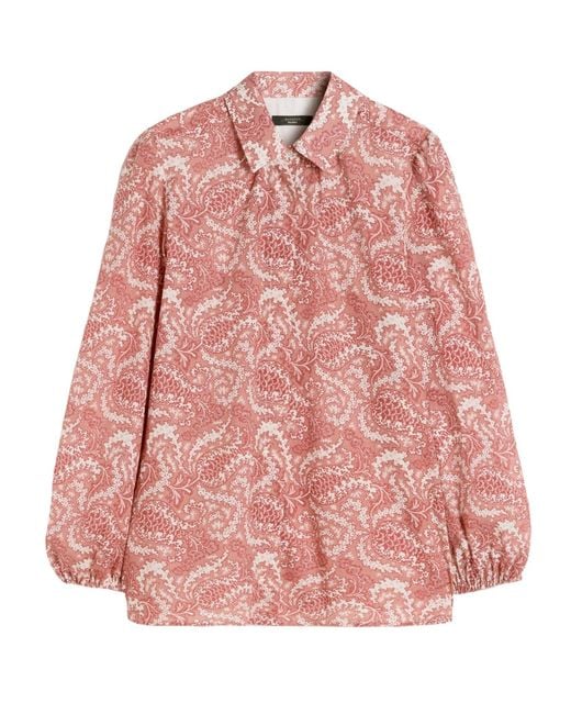 Weekend by Maxmara Pink Wkdperiodi Shirt Cherry