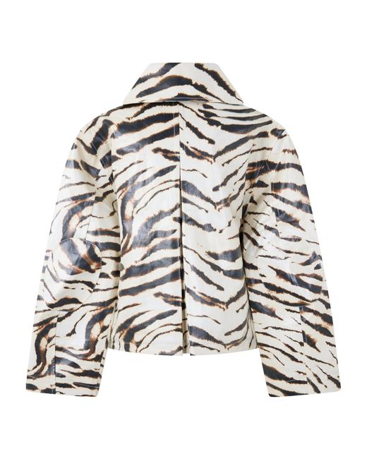 Ganni Multicolor Canvas Barn Jacket