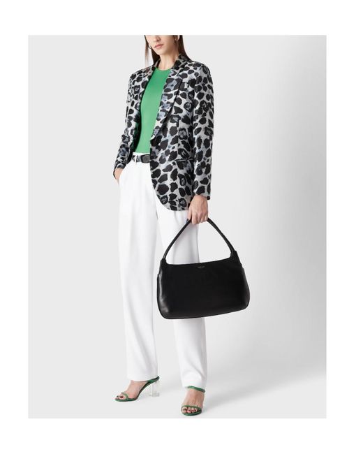Giorgio Armani White Logo Casual Pants