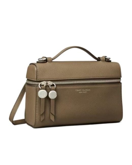 Tory Burch Metallic Romy Slim Top Handle Bag
