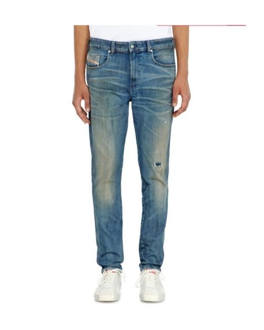 DIESEL Blue Slim 2062 D-Strukt Joggjeans 09P98 Jeans for men