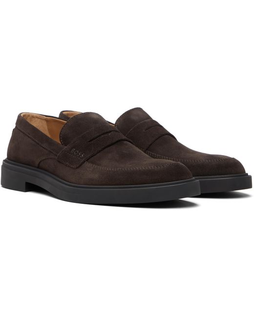 Boss Black Penny-Strap Loafers for men