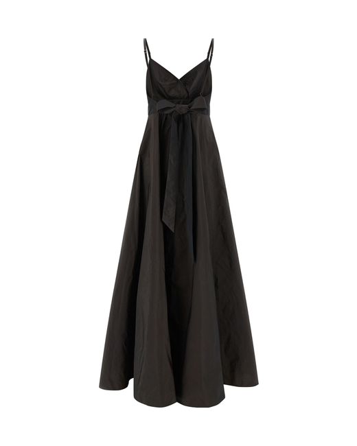 Pinko Black Maxi Dress With Bodice