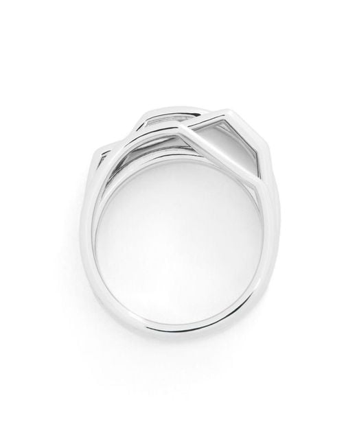 Loewe White Stacked Ring
