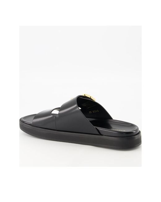 Givenchy Black 4G Buckled Sandals